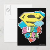 Supergirl J-Pop 5 Briefkaart (Voorkant / Achterkant)