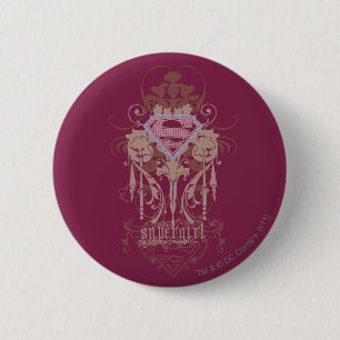 Supergirl Jewel Logo Ronde Button 5,7 Cm