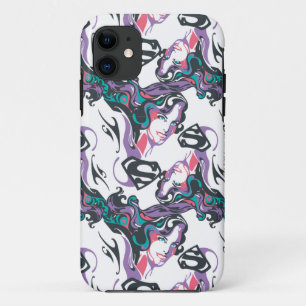 Supergirl Kleurspat Swirls Patroon 3 iPhone 11 Hoesje