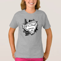 Supergirl krantenpapier S-Shield