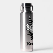 Supergirl krantenpapier S-Shield Waterfles (Voorkant)