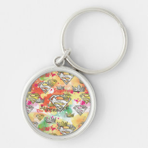 Supergirl kroonpatroon sleutelhanger