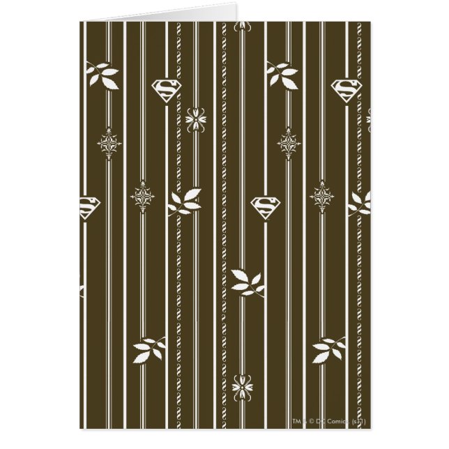 Supergirl Leaf Motif Brown (Devant)