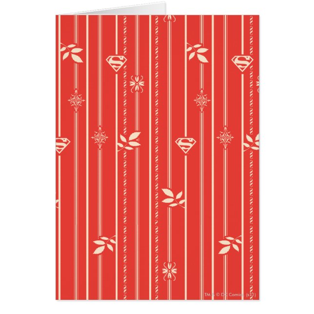 Supergirl Leaf Pattern Red (Voorkant)