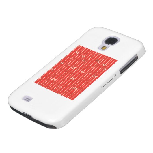 Supergirl Leaf Pattern Red Case-Mate Samsung Galaxy Hoesje (Onderkant)