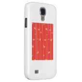 Supergirl Leaf Pattern Red Case-Mate Samsung Galaxy Hoesje (Back/Rechts)