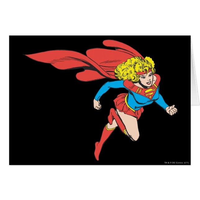 Supergirl leaps Rechts (Voorkant Horizontaal)