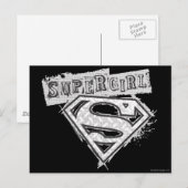 Supergirl Logo 1 Briefkaart (Voorkant / Achterkant)