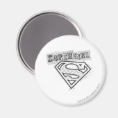 Supergirl Logo 1 Magneet (Voorkant / Achterkant)