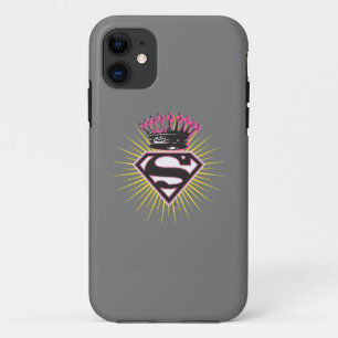 Supergirl-Logo met Crown iPhone 11 Hoesje