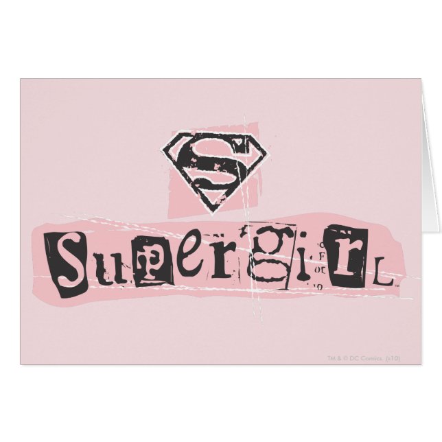 Supergirl Logo Ransom Note (Voorkant Horizontaal)