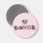 Supergirl Logo Ransom Note Magneet (Voorkant / Achterkant)