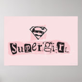 Supergirl Logo Ransom Note Poster (Voorkant)