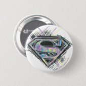 Supergirl Logo Ronde Button 5,7 Cm (Voorkant /achterkant)