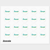 Supergirl Logo Ronde Sticker (Vel)