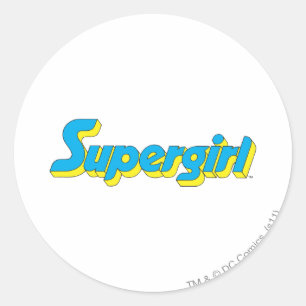 Supergirl Logo Ronde Sticker