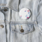 Supergirl Love Bee Ronde Button 5,7 Cm (In situ)