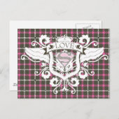Supergirl Love Crest Briefkaart (Voorkant / Achterkant)