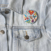 Supergirl Love Ronde Button 5,7 Cm (In situ)