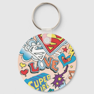 Supergirl Love Sleutelhanger