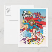 Supergirl Love Verkopers Briefkaart (Voorkant / Achterkant)