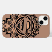 Supergirl Mandala Graphic Case-Mate iPhone Case (Achterkant (horizontaal))