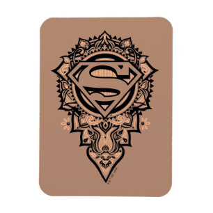 Supergirl Mandala Graphic Magneet
