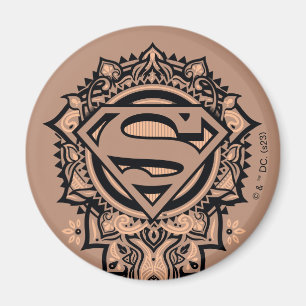 Supergirl Mandala Graphic Magneet