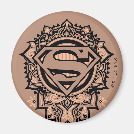 Supergirl Mandala Graphic Magneet (Voorkant)