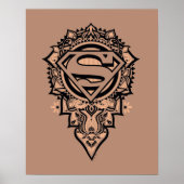 Supergirl Mandala Graphic Poster (Voorkant)