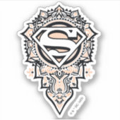 Supergirl Mandala Graphic Sticker (Voorkant)