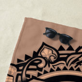 Supergirl Mandala Graphic Strandlaken (In situ)