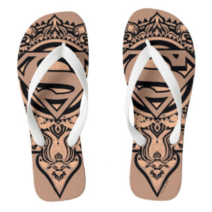 Supergirl Mandala Graphic Teenslippers