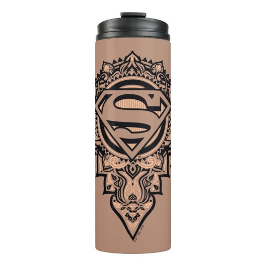 Supergirl Mandala Graphic Thermosbeker (Voorkant)