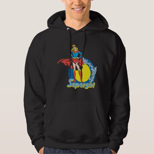 Supergirl met Logo Hoodie (Voorkant)