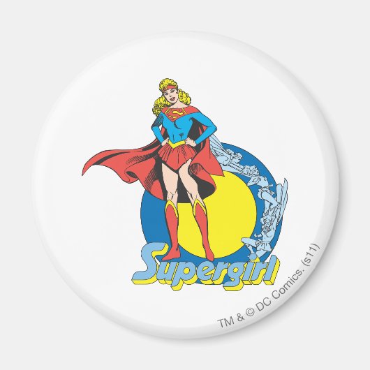 Supergirl met Logo Magneet (Voorkant)