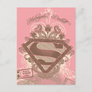 Supergirl Metropolis Ballet Roze Briefkaart