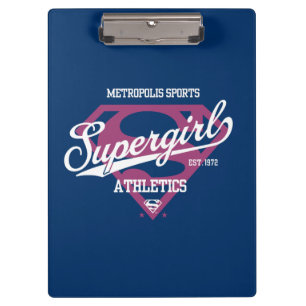Supergirl Metropolis Sports Athletics Graphic Klembord