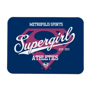 Supergirl Metropolis Sports Athletics Graphic Magneet