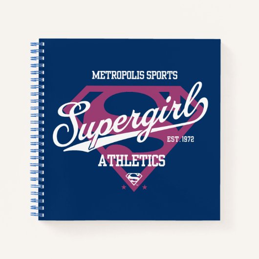 Supergirl Metropolis Sports Athletics Graphic Notitieboek (Voorkant)