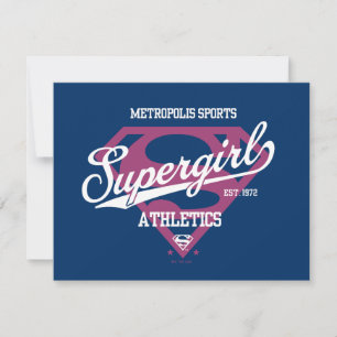 Supergirl Metropolis Sports Athletics Graphic Notitiekaartje