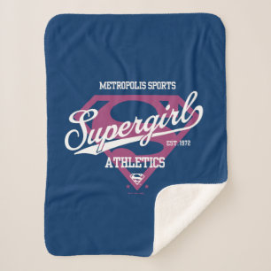 Supergirl Metropolis Sports Athletics Graphic Sherpa Deken