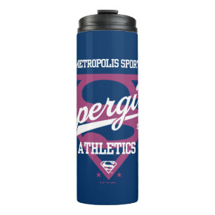 Supergirl Metropolis Sports Athletics Graphic Thermosbeker