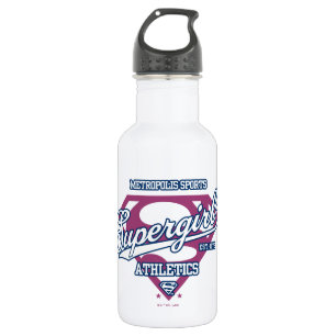 Supergirl Metropolis Sports Athletics Graphic Waterfles