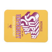 Supergirl Metropolis University Athletics Dept. Magneet (Horizontaal)