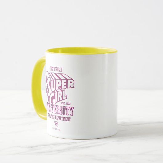 Supergirl Metropolis University Athletics Dept. Mok (Voorkant links)