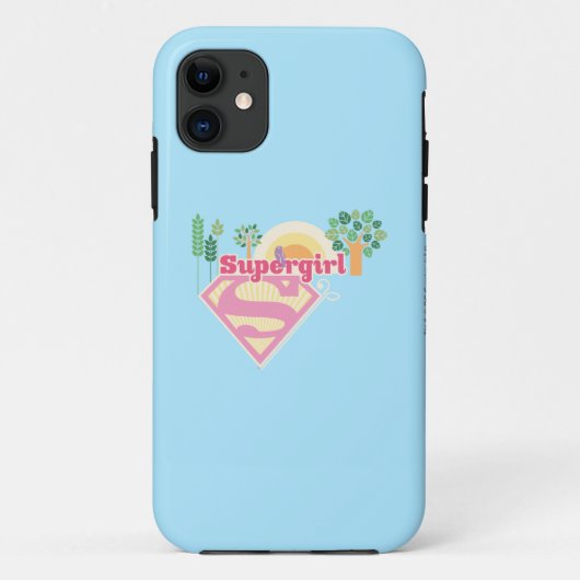 Supergirl Natuur Logo Case-Mate iPhone Case (Achterkant)