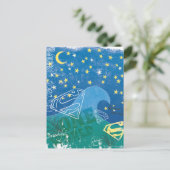 Supergirl One World Briefkaart (Staand voorkant)