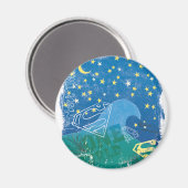 Supergirl One World Magneet (Voorkant / Achterkant)