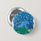 Supergirl One World Ronde Button 5,7 Cm (Voorkant /achterkant)